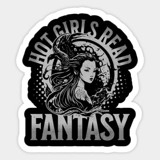 Hot Girls Read Fantasy Sticker